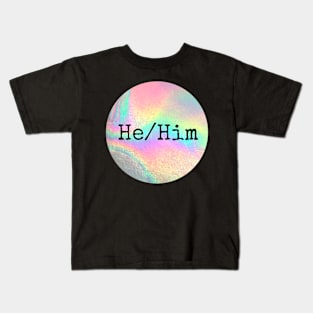 HE HIM Pronouns Kids T-Shirt